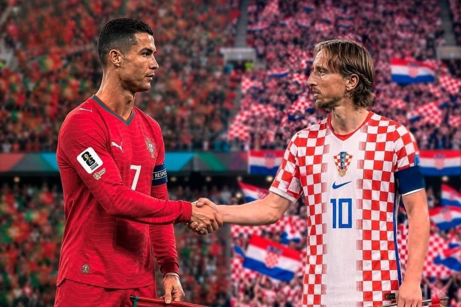 Bồ Đào Nha vs Croatia là cặp đấu được chờ đợi